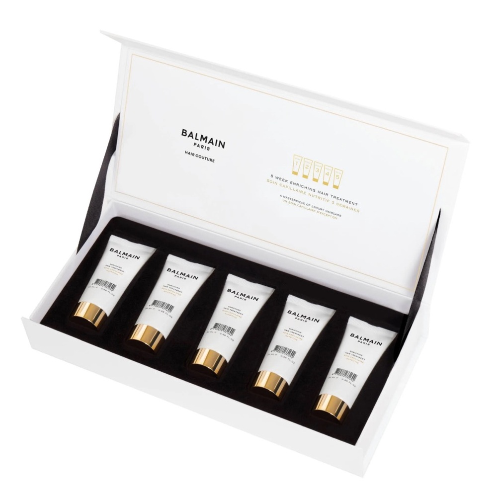 Balmain Paris Hair Couture 5 weeks enriching treatment Set new box not expired